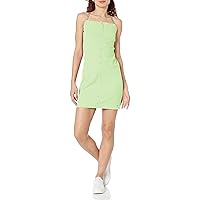 Tommy Hilfiger Women's Snap Front Bodycon Ribbed Tube Mini Dress