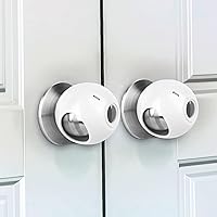 GRENFU Child Proof Door Knob Covers 6-Pack Universal Fit Baby Proof Door Knob Covers Prevents Toddlers from Opening Doors, Easy 1-Hand Use for Adults Door Knob Child Proof Cover Child Door Locks
