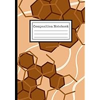 Composition Notebook: College Ruled Paper Notebook | Orange Futuristic Abstract Honeycomb Pattern | Medium Width Lined Paper Workbook for Kids, Teens, and Students | Great for Home, School, or Work Composition Notebook: College Ruled Paper Notebook | Orange Futuristic Abstract Honeycomb Pattern | Medium Width Lined Paper Workbook for Kids, Teens, and Students | Great for Home, School, or Work Paperback