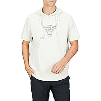 Under Armour Men's Project Rock Charged Cotton Short Sleeve Hoodie