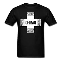 LoveTS Funny Cotton Men's Chiraq Design T-Shirts black X-Large