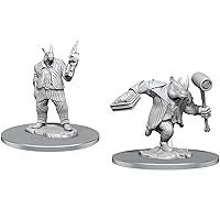 Magic: The Gathering Unpainted Miniatures: Freelance Muscle and Rhox Pummeler