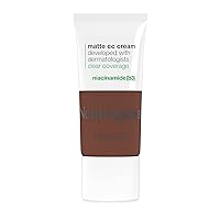 Neutrogena Clear Coverage Flawless Matte CC Cream, Full-Coverage Color Correcting Cream Face Makeup with Niacinamide (b3), Hypoallergenic, Oil Free & -Fragrance Free, Umber, 1 oz