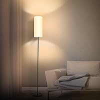 Floor Lamp for Living Room, Modern Floor Lamp with Remote Control, Stepless Dimmable 12W Bulb Included, Standing Lamp Tall Lamps for Living Room Bedroom