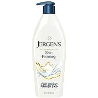 Jergens Skin Firming Body Lotion, with Collagen and Elastin, Deep Moisture for Dry Skin, Dermatologist Tested, Hydralucence Blend Formula, 16.8 Ounce