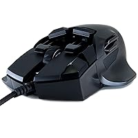 Swiftpoint Z Wired Gaming Mouse: 13 Programmable Buttons, 5 Pressure Sensors, Analog Joystick Control, Side Buttons, Pro Software, 16 Game Profiles, Onboard Memory, 12K DPI, OLED RGB, PC & Mac Gamers