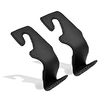 MECHCOS Car Seat Headrest Hooks for Car Back Seat Organizer Hanger Storage Hook Holder for Car SUV Organization Purse Shopping Groceries Bag Handbag, Black, 2 Pack