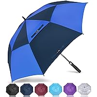 ZOMAKE Golf Umbrella 54/62/68 Inch, Large Windproof Umbrellas Automatic Open Oversize Rain Umbrella with Double Canopy for Men - Vented Stick Umbrellas