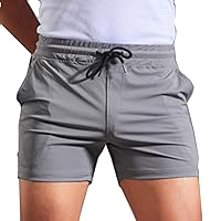 Casual Shorts for Men Comfortable Striped Print Lounge Pant Loungewear Elastic Waist Lace Up Drawstring Short 2024