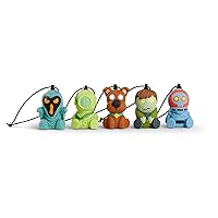 Scooby-Doo Handmade by Robots Micro Size Vinyl Figure 5-Pack Charms Set