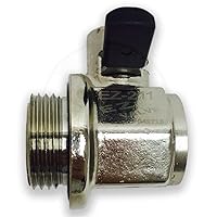 EZ (EZ-211) Silver 27mm-2.0 Thread Size Oil Drain Valve