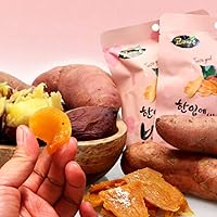 Soft Dried Sweet Potato 60g(pack of 10) Product of Korea, Haenam, Natural Drying 한입쏙 반시 고구마말랭이
