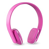 it.innovative technology Pink Rechargeable Wireless Bluetooth Headphones with Rubberized Finish (ITHWB-700-PNK)
