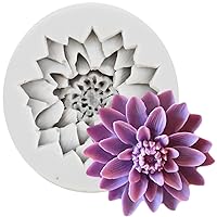 Flower Silicone Molds Daisy Flower Fondant Silicone Molds For Cake Decorating Cupcake Topper Candy Chocolate Gum Paste Polymer Clay Set Of 1