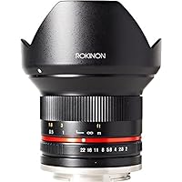 Rokinon 12mm F2.0 NCS CS Ultra Wide Angle Lens Sony E-Mount (NEX) (Black) (RK12M-E)