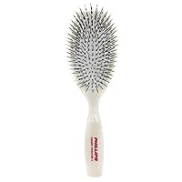 Phillips Brush Co Light Touch 1 Oval Cushioned Brush with Ball Tipped Nylon Bristles, Contoured Handle