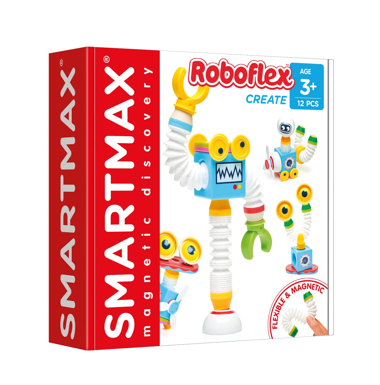 SmartMax Roboflex Magnetic Discovery Building Set for Ages 3+