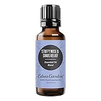 Edens Garden Stuffy Nose & Sinus Relief Essential Oil Blend 100% Pure & Natural Best Recipe Therapeutic Aromatherapy Blends- Diffuse or Topical Use 30 ml