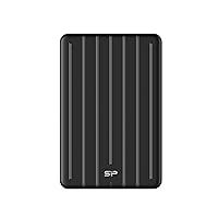 Silicone Power B75pro External SSD 2TB USB 3.1 Gen2 Type-C High Speed Transfer Read: 520MB/s Shockproof PS4 Operation Confirmed