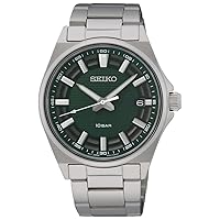 SEIKO Men's Classic Green Dial Watch - SUR503P1