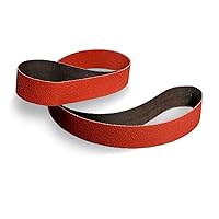 Cubitron 3M Cubitron II Cloth Belt 984F - 50plus Grit Metal Grinding Belt - Precision Shaped Ceramic Grain - YF-Weight Backing - 2