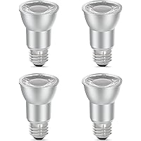 Feit Electric PAR16 LED Bulbs, 45W Equivalent, Dimmable Spotlight Bulbs, 5000k Bright White, 375 Lumens, 22 Year Lifetime, E26 Base, 50W Halogen Bulb Replacement, 4 Pack,BPPAR16DM/950CA/4