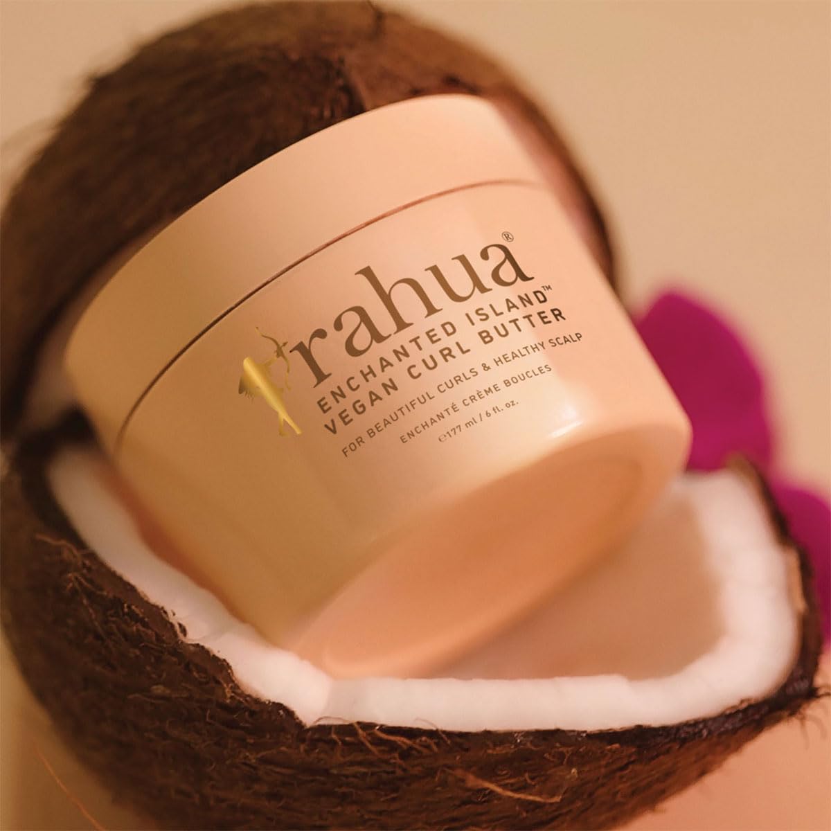 Rahua Enchanted Island Vegan Curl Butter 6 Fl Oz, For Curly Hair, Organic Ingredients for Beautiful Curls and Helthy Scalp