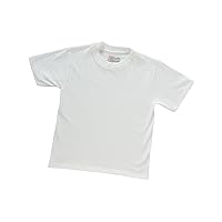Hanes Toddler Boy's White Crew Neck T-shirts