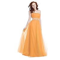 Clarisse Strapless Tulle Prom Dress 1372