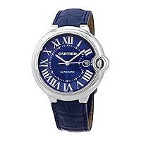 Cartier Ballon Bleu Automatic Blue Dial Men's Watch WSBB0025