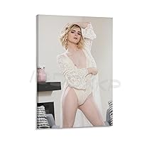 SUKWA Ella Hollywood Sexy Porn Star Beautiful Shemale Transsexual Poster (3) Canvas Poster Wall Art Decor Print Picture Paintings for Living Room Bedroom Decoration Frame-style 12x18inch(30x45cm)
