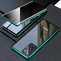 GeRRiT- Protection Double-Sided Tempered Glass Magnetic Phone Case for Samsung Galaxy S23 22 Ultra 21 20 Note 20 Ultra 10 Cover (for SamsungS23Ultra,Green)