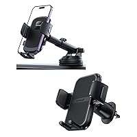 Lamicall Cell Phone Holder Car Dashboard + Phone Mount for Car Vent