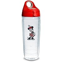 Tervis Disney Original Made in USA Double Walled Insulated Tumbler Travel Cup Keeps Drinks Cold & Hot, 24oz Water Bottle, Minnie