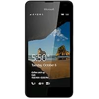 Microsoft Lumia 550 RM-1127 8GB (GSM Only, No CDMA) Factory Unlocked 4G/LTE - International Version No Warranty (Black)