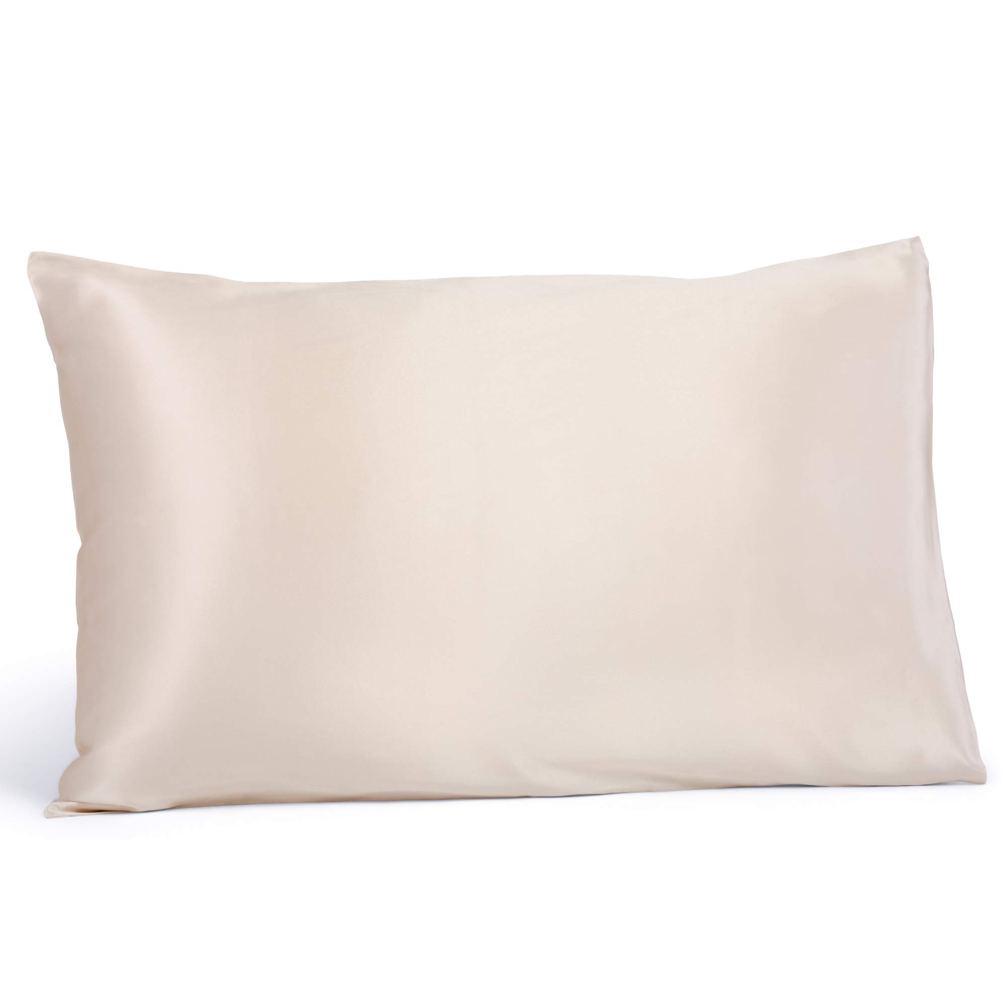 Fishers Finery 25mm 100% Pure Mulberry Silk Pillowcase, Good Housekeeping Winner (Taupe, King)
