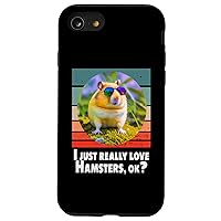 iPhone SE (2020) / 7 / 8 Funny hamster with sunglasses, funny hamster Case