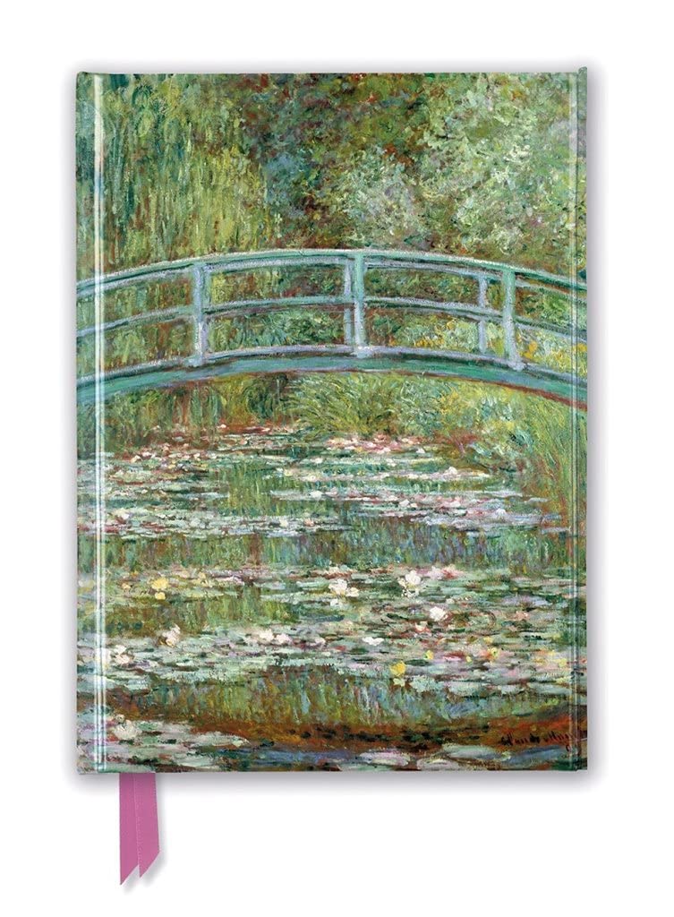 Claude Monet: Bridge over a Pond of Water Lilies (Foiled Journal) (Flame Tree Notebooks)