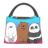  CONPELSON Lunch Bags We Bare Anime Bears Insulated