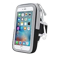 Universal Arm Bag 4-6inch Motion Phone Armband Cover for Running Sport Arm Band Holder of The Phone on The Arm Case Cover-Black