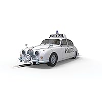 Scalextric Jaguar MK 2 Police Car 1:32 Slot Race Car C4420