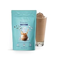 Freezochino Classic Iced Coffee Frappe Latte, 255 Cal, 1.3 Lb (1 Bag), Makes 8-10 servings, Powdered Instant Coffee Drink Mix, Serve Cold, Makes Blended Frappe Drinks