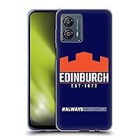 Head Case Designs Officially Licensed Edinburgh Rugby Always Edinburgh Logo 2 Soft Gel Case Compatible with Motorola Moto G53 5G