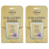 Roland Foods Pure Saffron Powder, Specialty Imported Food, 0.5-Gram Box (Pack of 2)