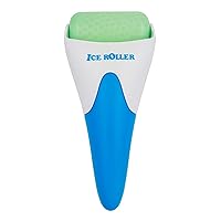 Ficial Face Ice Roller, Anti-Wrinkle Face Eye Neck Massager Tool, Reduce Wrinkles, Puffiness, Migraine, Redness, Pain and Injury，Blue