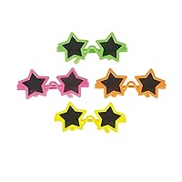Colorful Star-Shaped Plastic Party Sunglasses - 5