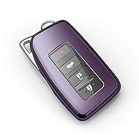For Lexus IS ES GS NX RX LX RC Black TPU Smart Key Fob Case Cover  Accessories