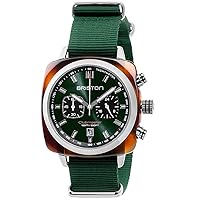 BRISTON Green Clubmaster Sport Nylon Chronograph Watch 17142.SA.TS.10.NBG, Bracelet