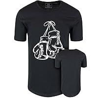 ShirtBANC Graphic Dropcut Boxing Shirt The Greatest Mens Tee Mighty Micks Long Shirt