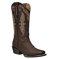 Rio Grande Women's Belinda Wester Cowgirl Leather Boot